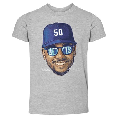 Mookie Betts 500 Level Toddler Sunglasses T-Shirt - Heather Gray