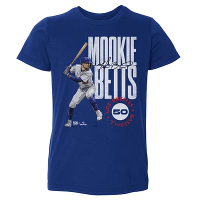 Mookie Betts 500 Level Toddler Stamp T-Shirt - Royal