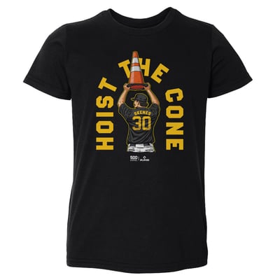 Paul Skenes 500 Level Toddler Hoist the Cone T-Shirt - Black