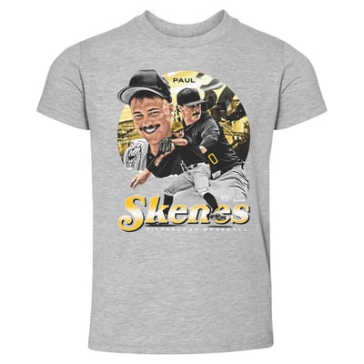 Paul Skenes 500 Level Toddler Vintage T-Shirt - Heather Gray