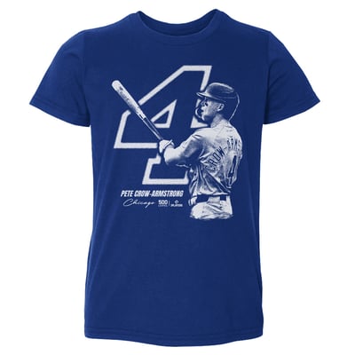 Pete Crow-Armstrong 500 Level Toddler Bitmap T-Shirt - Royal