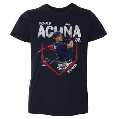 Ronald Acuña Jr. 500 Level Toddler Base T-Shirt - Navy