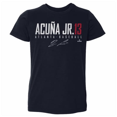Ronald Acuña Jr. 500 Level Toddler Elite T-Shirt - Navy