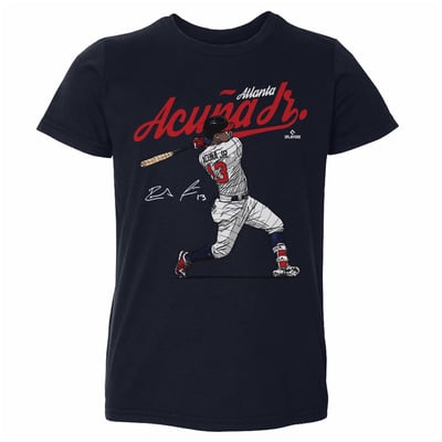 Ronald Acuña Jr. 500 Level Toddler Score T-Shirt - Navy