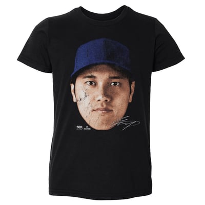 Shohei Ohtani 500 Level Toddler Vintage T-Shirt - Black
