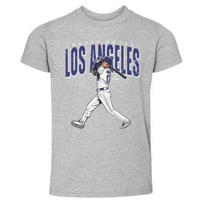 Shohei Ohtani 500 Level Toddler Big Time T-Shirt - Heather Gray