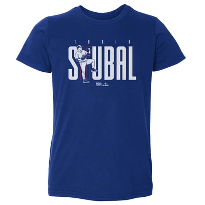Tarik Skubal 500 Level Toddler Silhouette T-Shirt - Royal