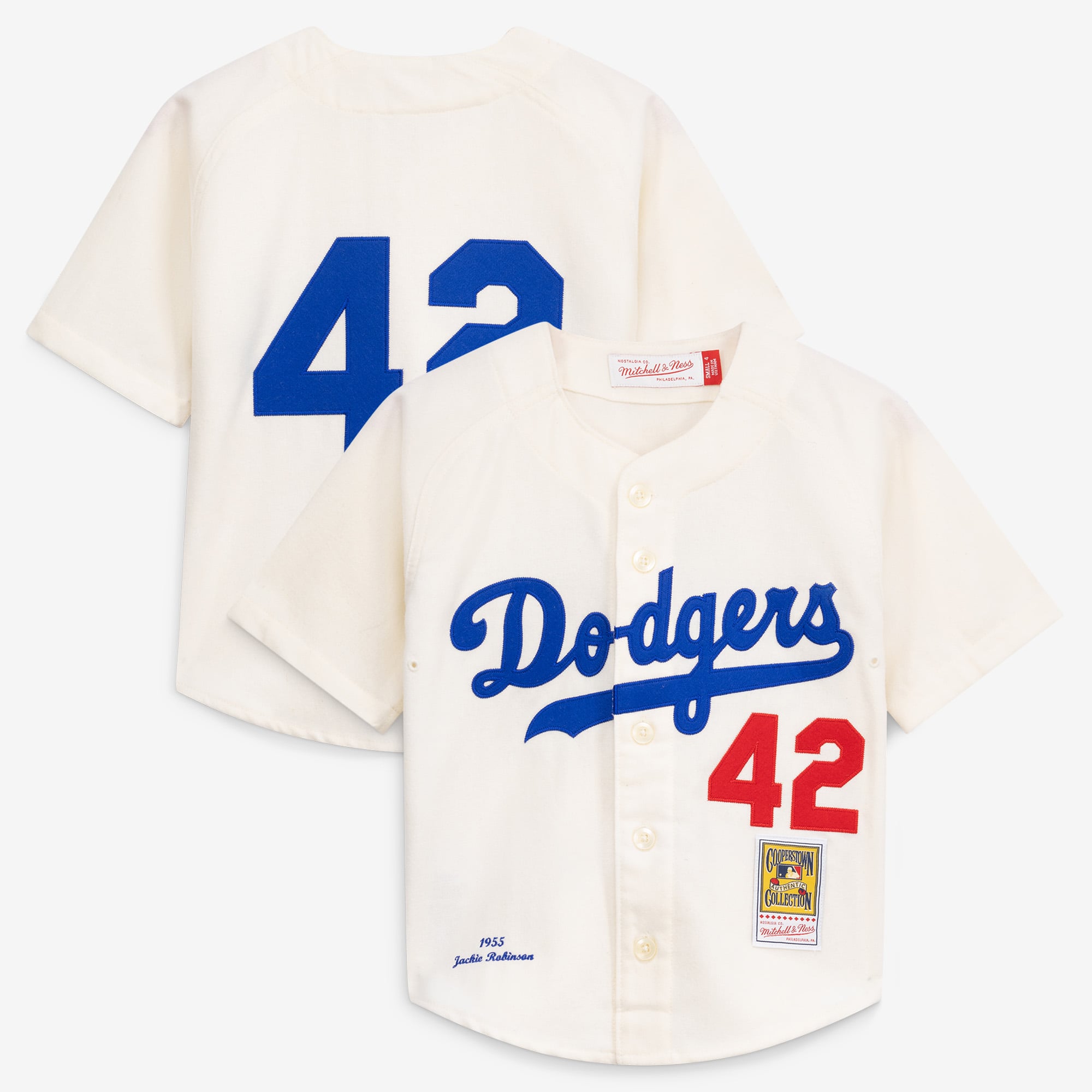 トドラー Mitchell&Ness ジャッキー・ロビンソン Cream ブルックリン 