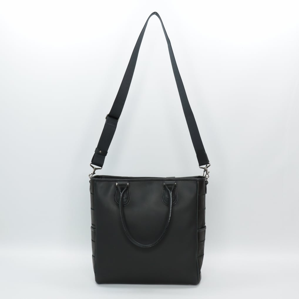 GIANTS × TRION 2WAY グラブレザートートバッグ (YG) Black×Black