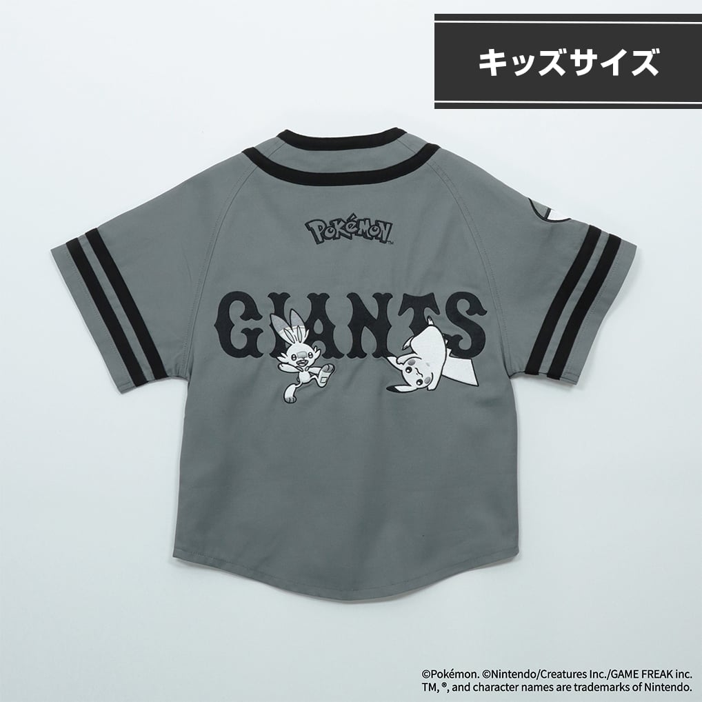キッズ】ポケモン特別企画 ベースボールシャツ (TG)