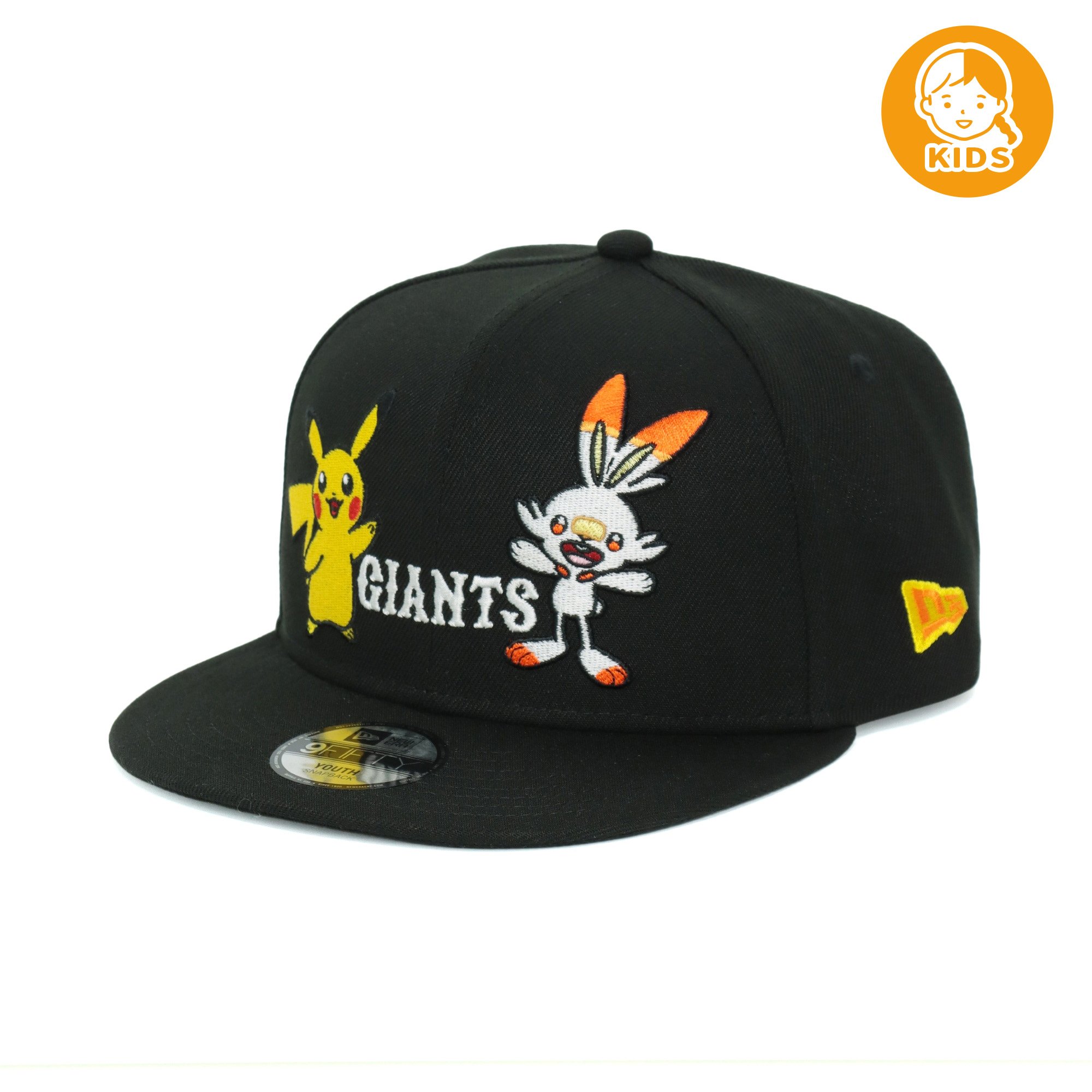 キッズ】ポケモン特別企画 (GIANTS) NEW ERA Youth 9FIFTY
