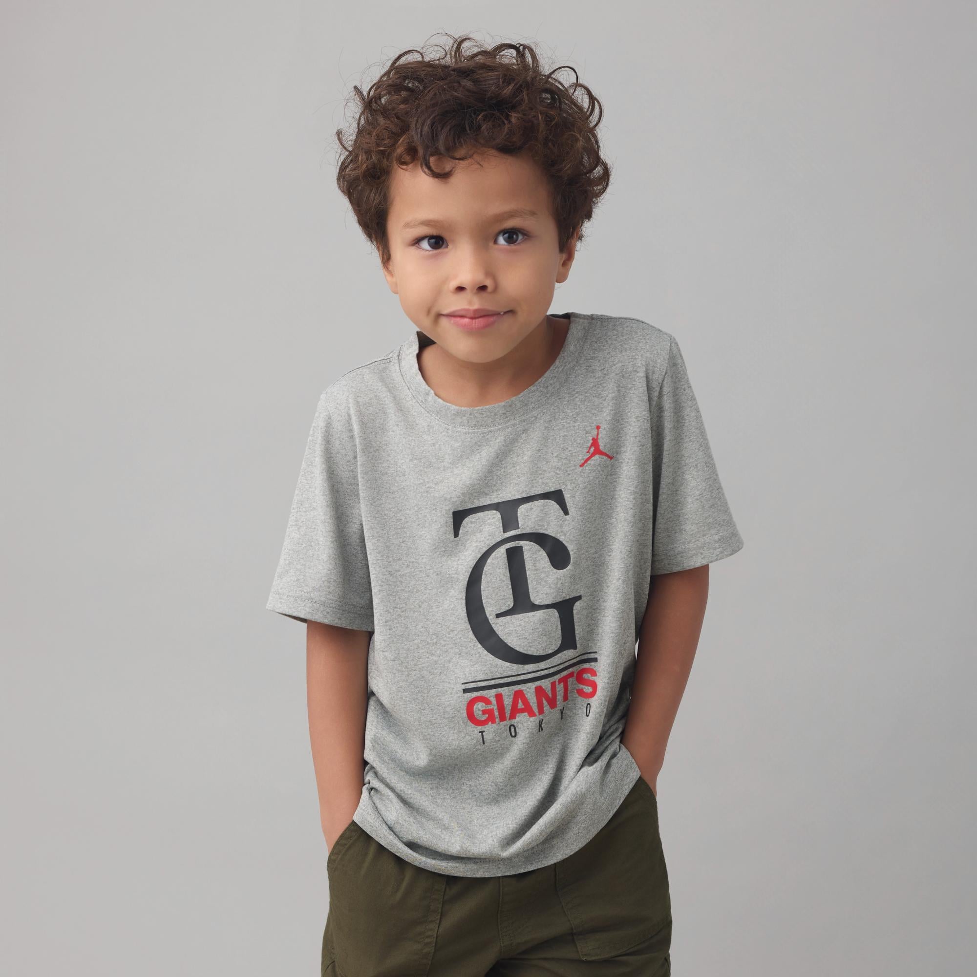 キッズ】ジョーダン プラクティス Tシャツ グレー NIKE AUTHENTIC 