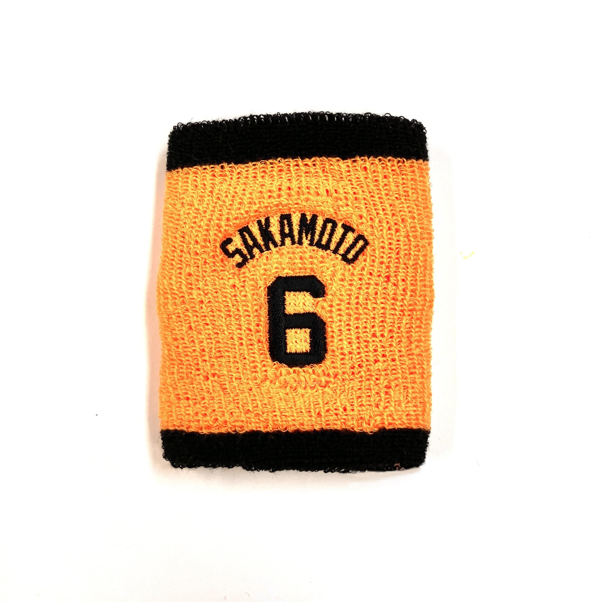 巨人☆坂本勇人選手実使用サイン入りリストバンド☆日付刺繍入