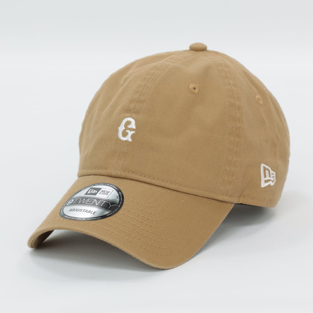 読売ジャイアンツ ニューエラ カーキ×ホワイト mini G 9TWENTY キャップ