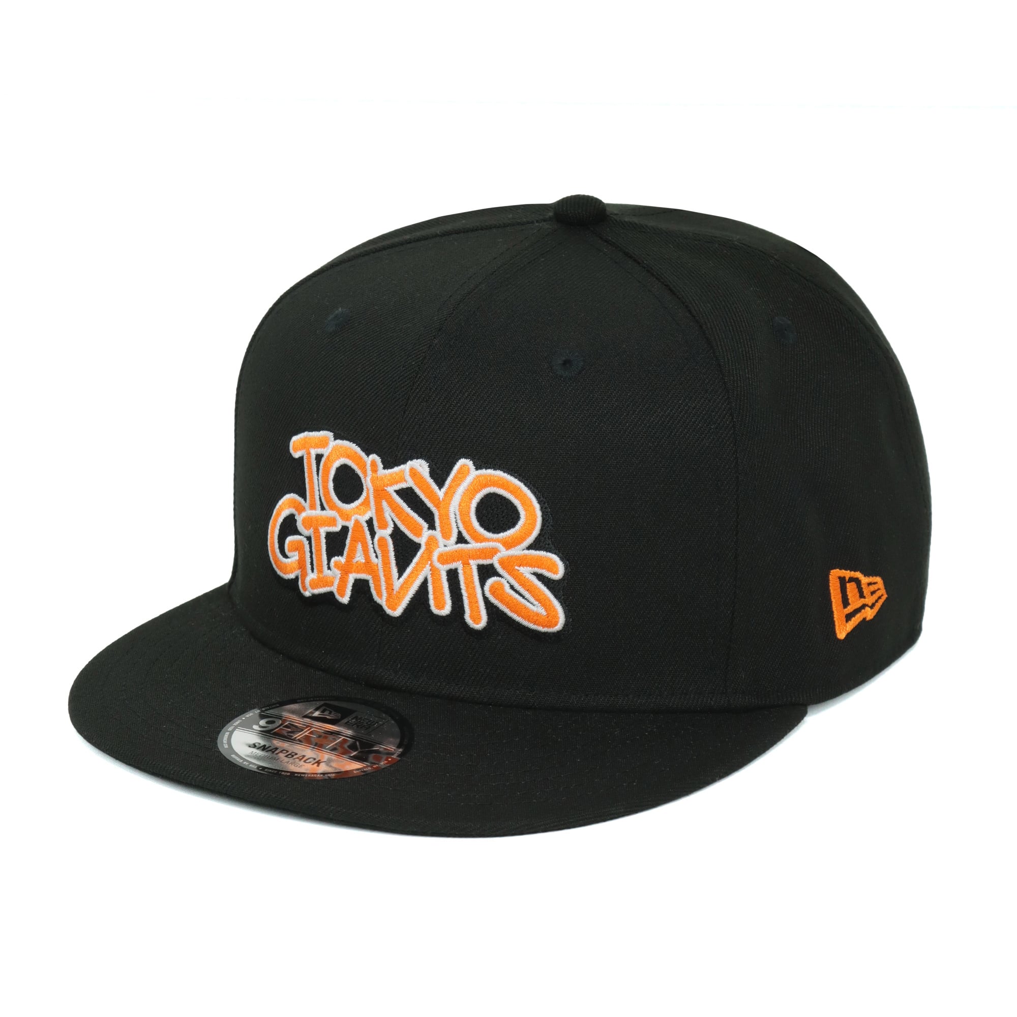 TOKYO GIANTS Graffiti ブラック×オレンジ NEW ERA 9FIFTY