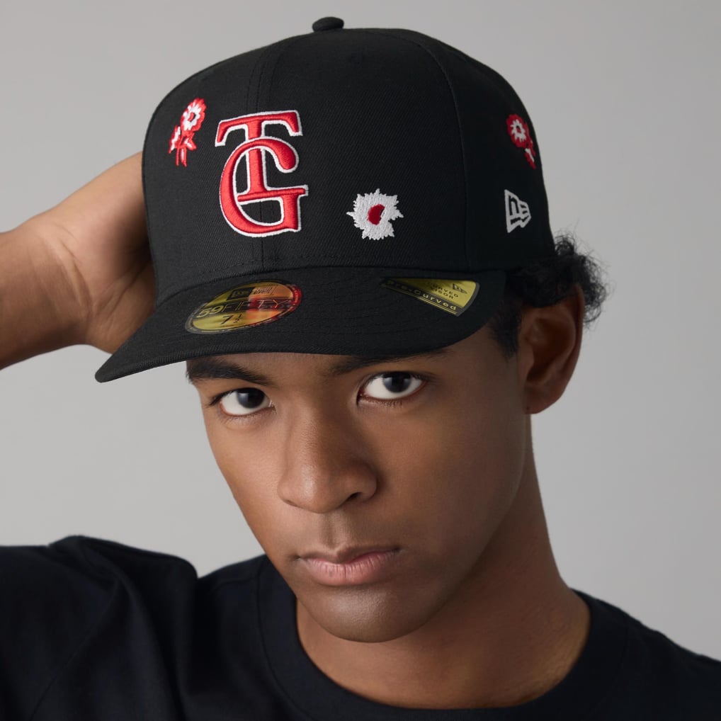 プロコレクション(TG) ブラック×レッド NEW ERA Pre-Carved 59FIFTY