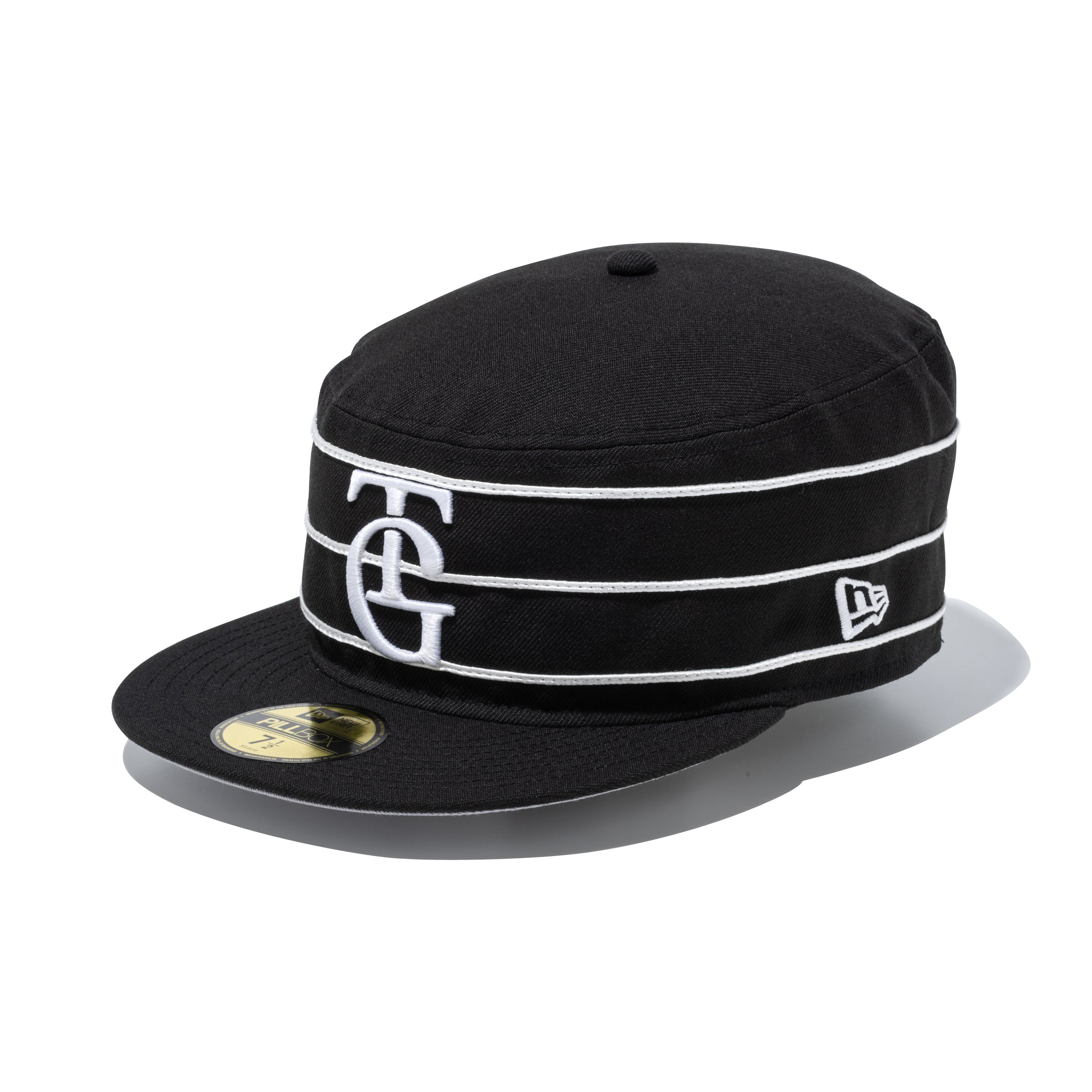 NEW ERA × POGGY PILLBOX (TG) ブラック×ホワイト