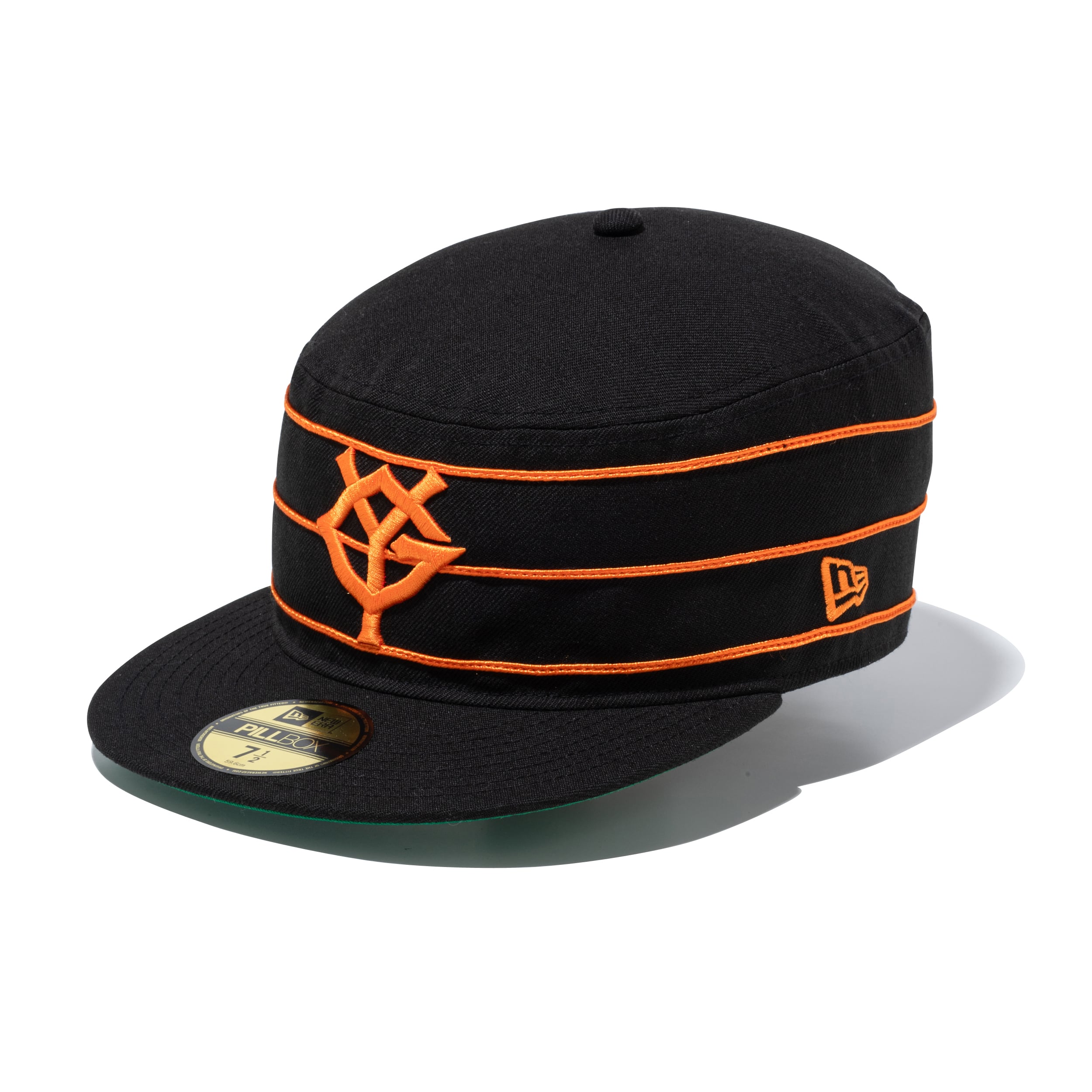 NEW ERA × POGGY PILLBOX (YG) ブラック×オレンジ