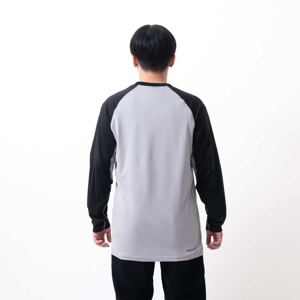 プラクティス LS Tシャツ グレー×ブラック NIKE AUTHENTIC