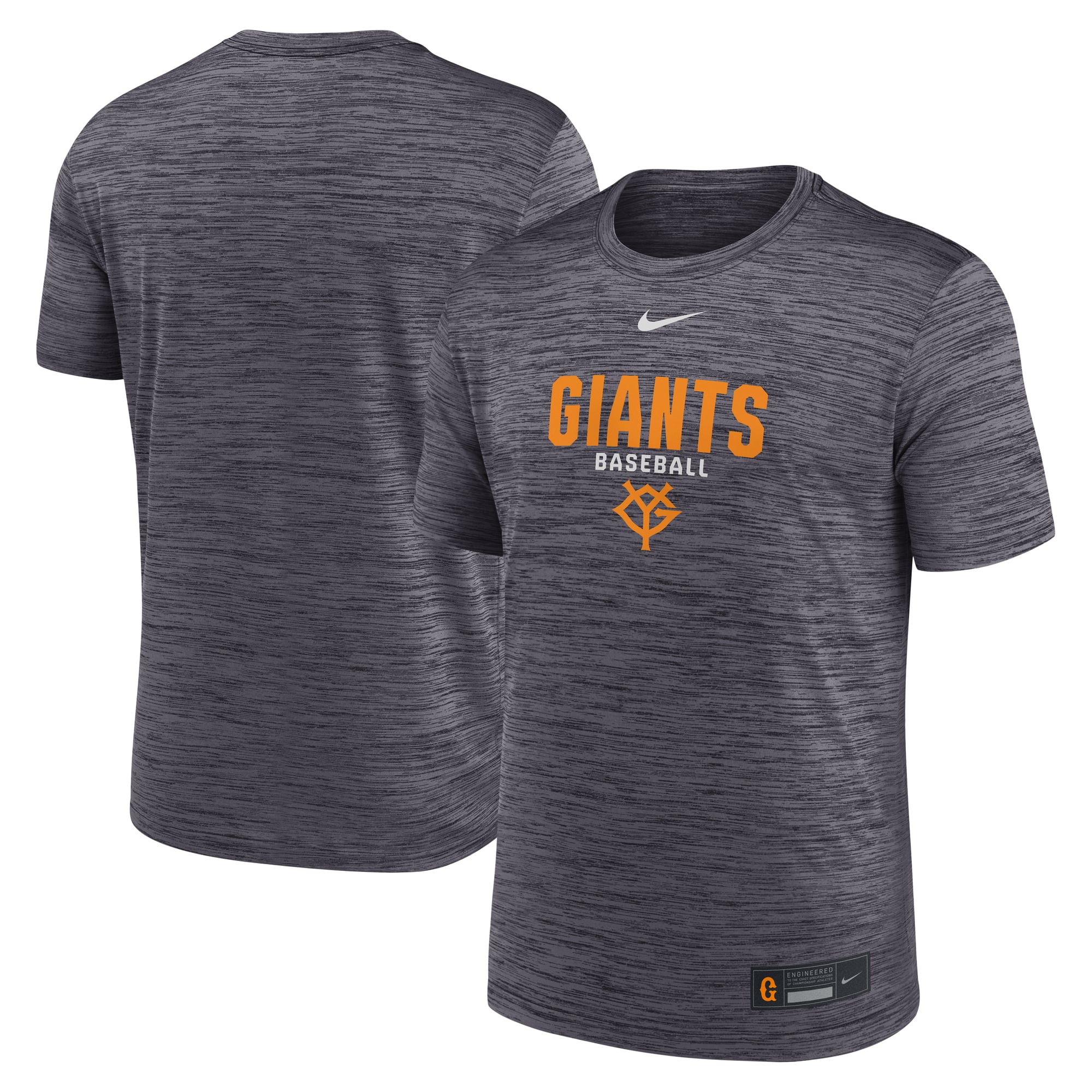 ブラックヘザー プラクティス Tシャツ NIKE