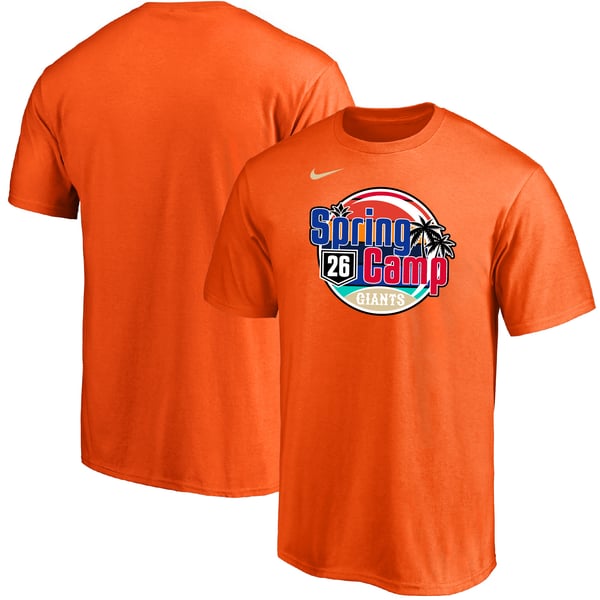 26 Spring Camp コットン Tシャツ オレンジ NIKE