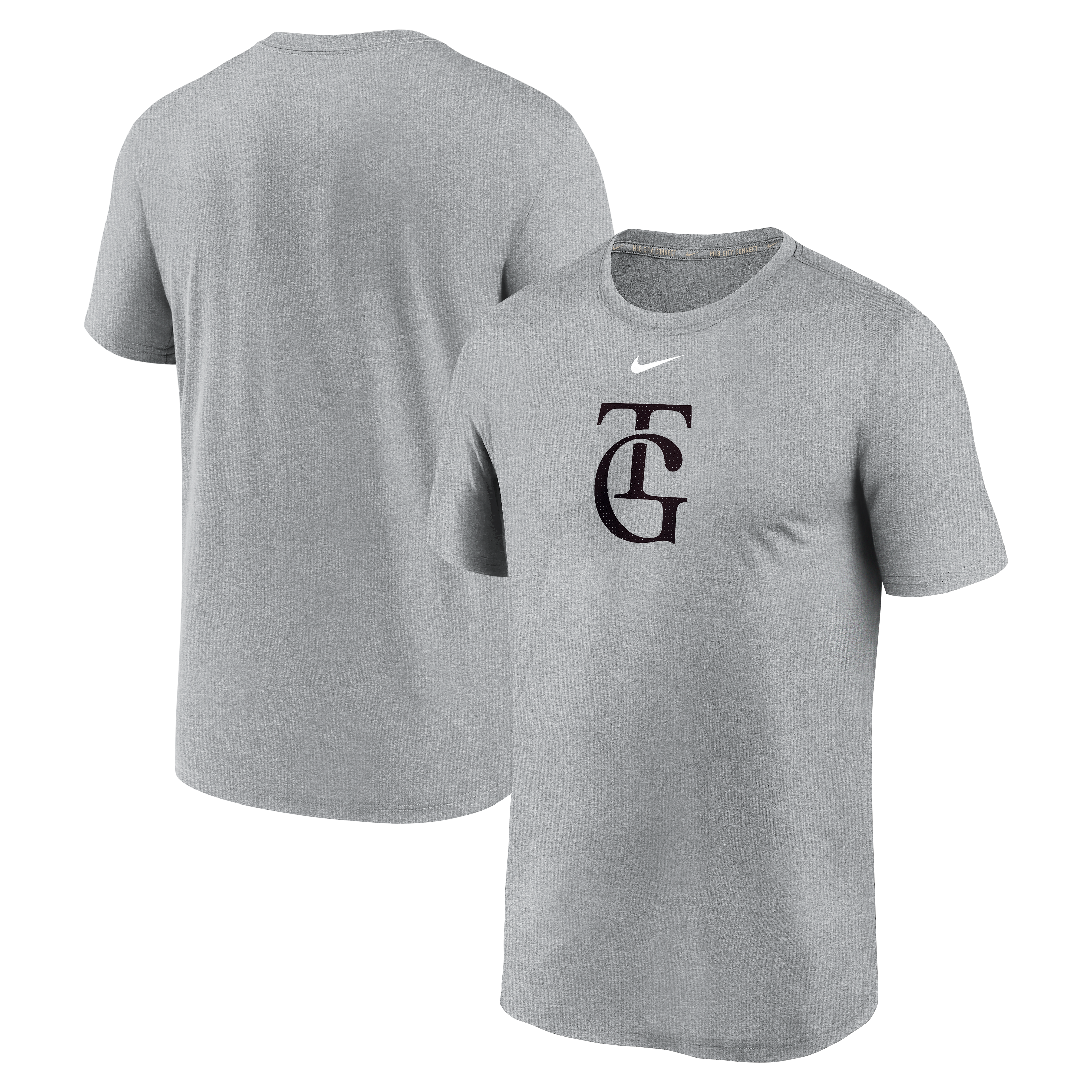 NKFG ポリエステル Tシャツ (BIG TG) グレー