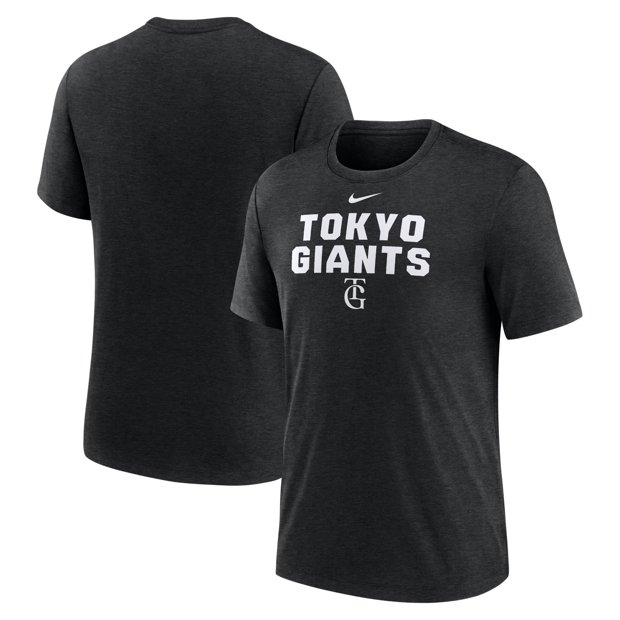 ニューヨーク heather 意味 トライブレンド Tシャツ TOKYO GIANTS TG ブラックヘザー NIKE FAN GEAR