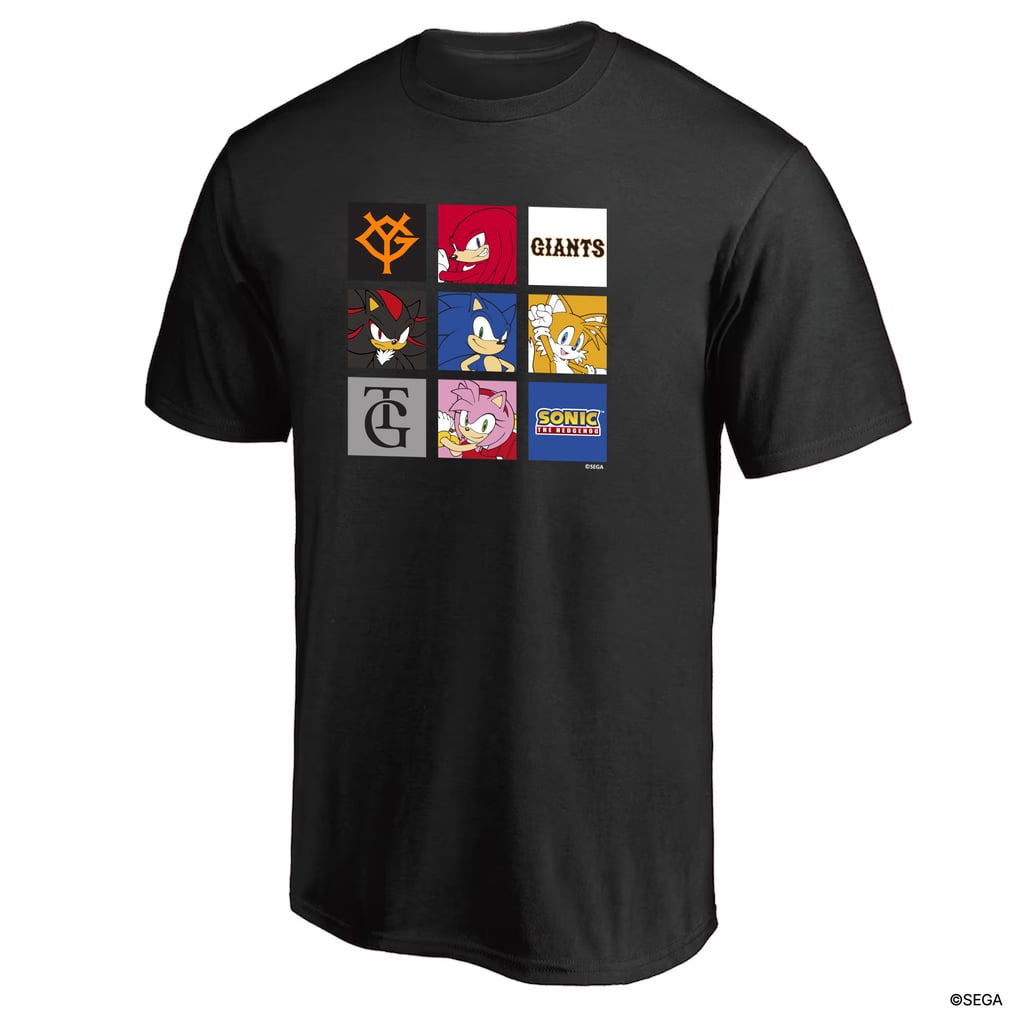 ソニック・ザ・ヘッジホッグ』× GIANTS Tシャツ (9 BLOCKS) ブラック