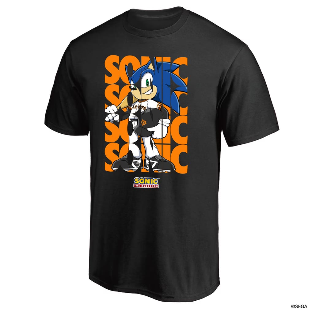 ソニック・ザ・ヘッジホッグ』× GIANTS Tシャツ (SONIC Home Uniform 