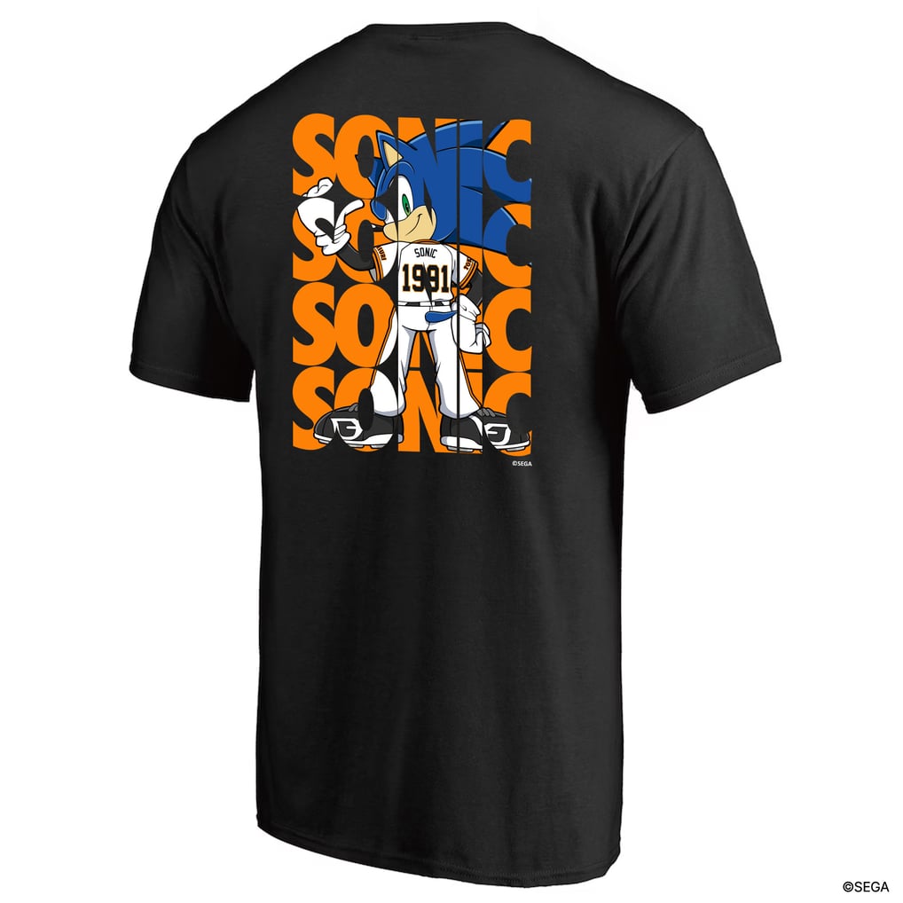 ソニック・ザ・ヘッジホッグ』× GIANTS Tシャツ (SONIC Home Uniform 