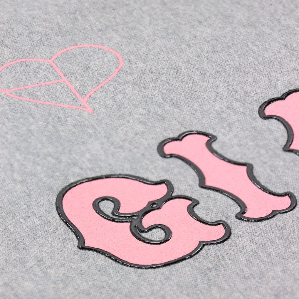 読売ジャイアンツ×BLACKPINK グレー ロゴ フーディー