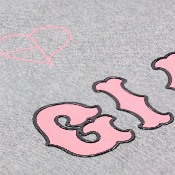 読売ジャイアンツ×BLACKPINK グレー ロゴ フーディー
