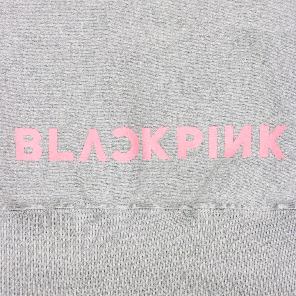 読売ジャイアンツ×BLACKPINK グレー ロゴ フーディー