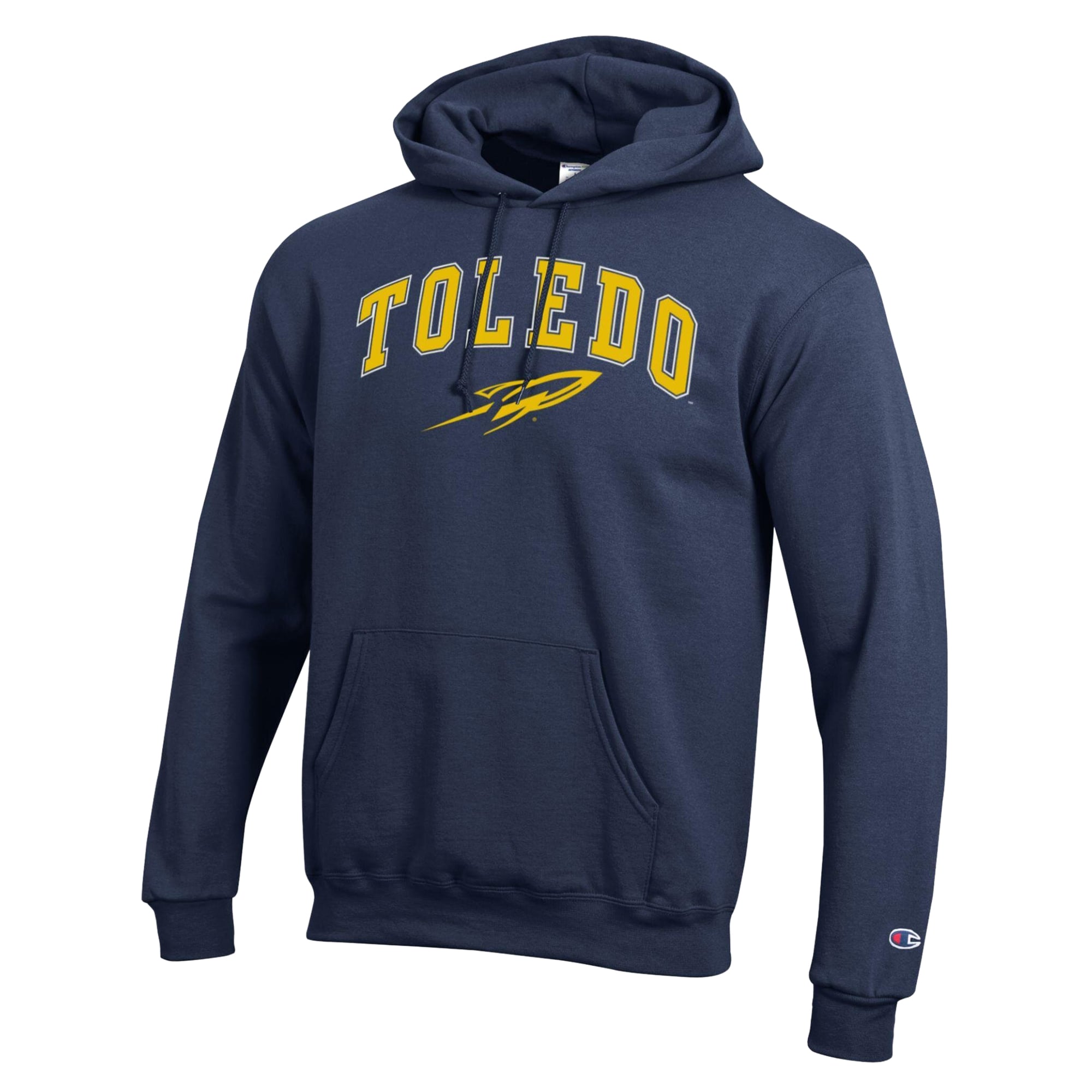 Men's Champion Navy Toledo Rockets Powerblend Hoodie