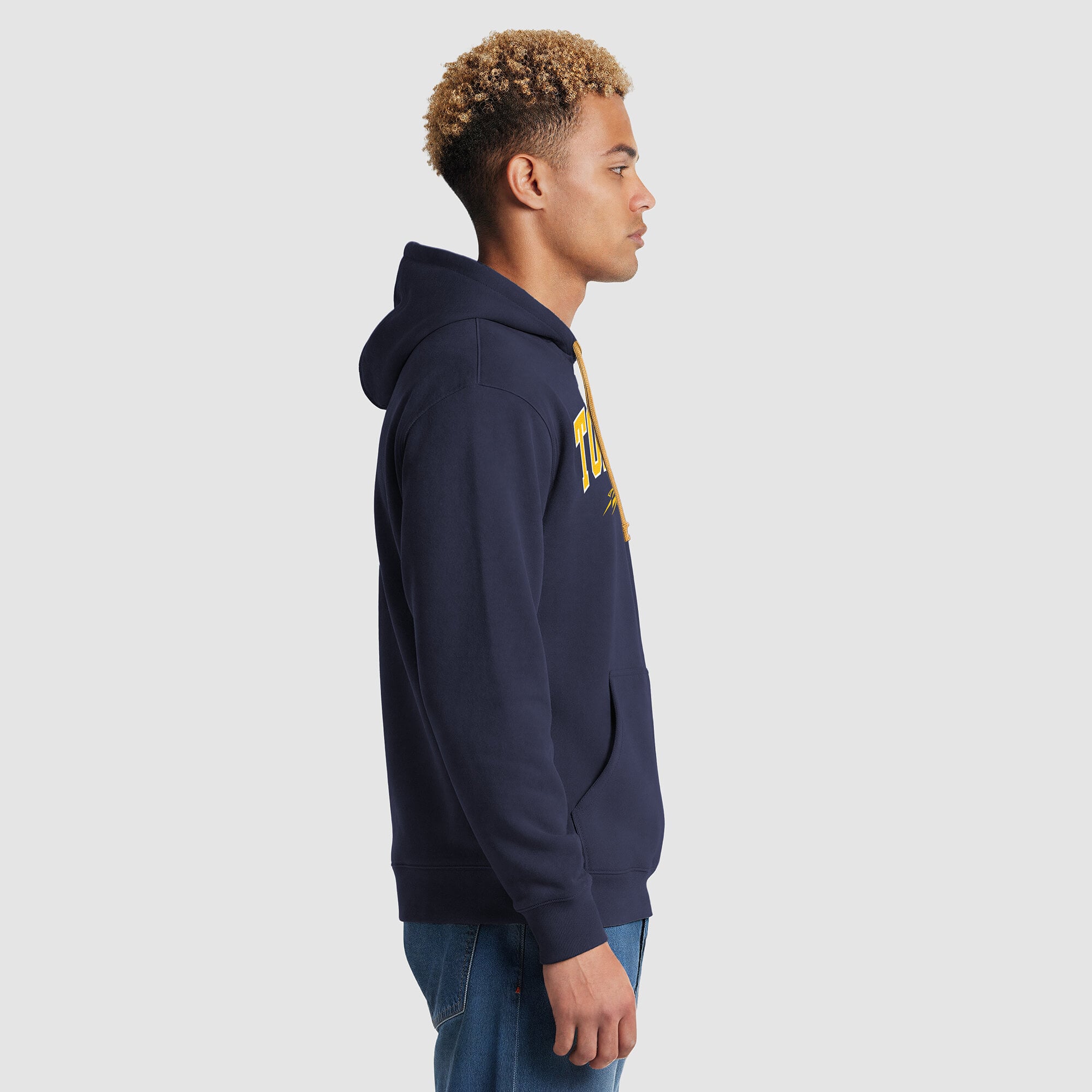 Sweat à capuche contrasté Champion bleu marine/or Toledo Rockets pour homme