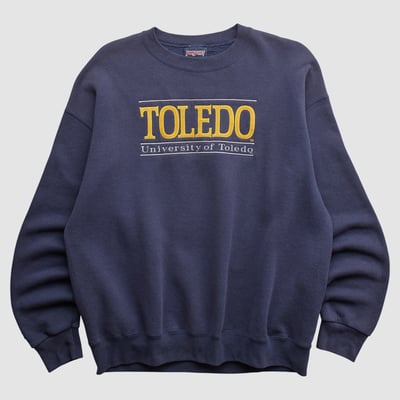 Toledo Rockets Jansport 90s Pullover Sweatshirt - Navy - XL by Fanatics Real Vintage