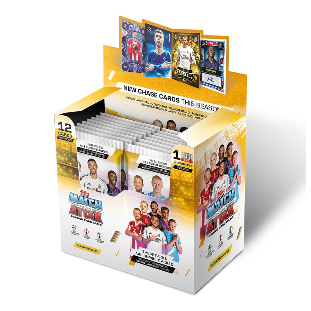 Topps UCC Match Attax 2025/26 Card Packet (Full CDU x 32 packet)