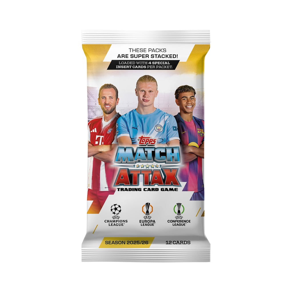 Topps UCC Match Attax 2025/26 Card Packet (Full CDU x 32 packet)