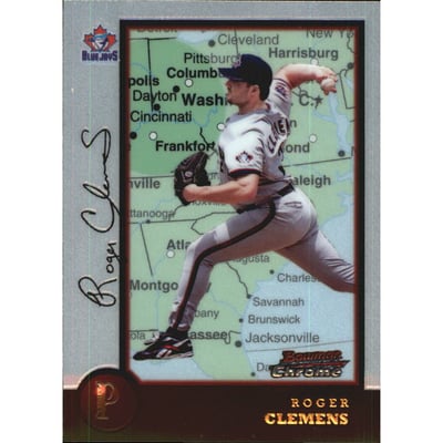 1998 Bowman Chrome International #38 Roger Clemens