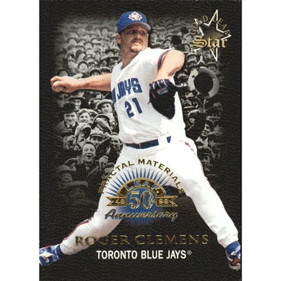 1998 Leaf Fractal Materials #167 Roger Clemens GLS LY