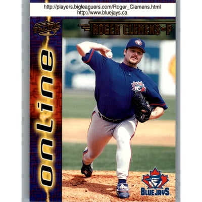 1998 Pacific Online Web Cards #755 Roger Clemens