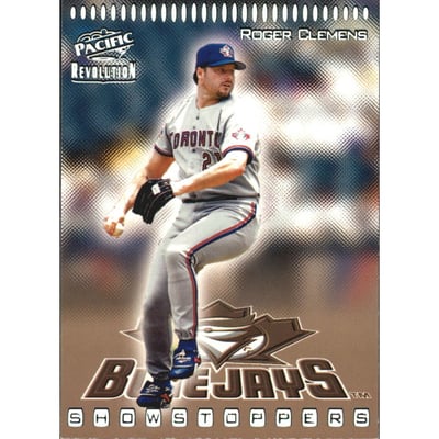 1998 Revolution Showstoppers #20 Roger Clemens