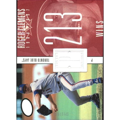 1998 SPx Finite Spectrum #213 Roger Clemens PP