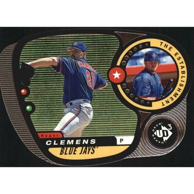 1998 UD3 Die Cuts #80 Roger Clemens EF