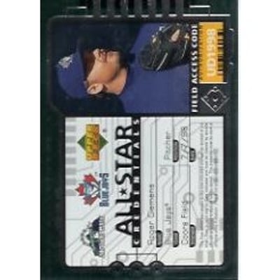 1998 Upper Deck All-Star Credentials #AS21 Roger Clemens