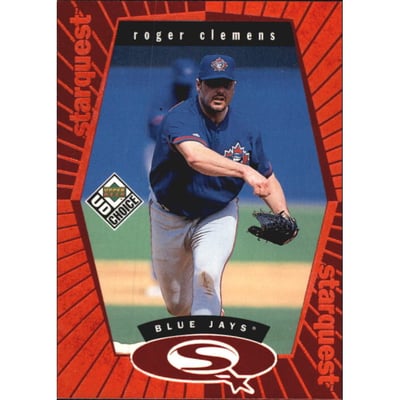 1999 UD Choice StarQuest Red #13 Roger Clemens