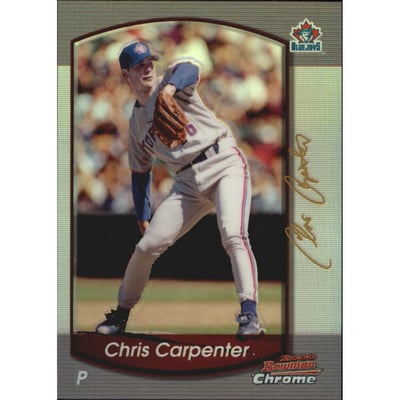 2000 Bowman Chrome Refractors #83 Chris Carpenter