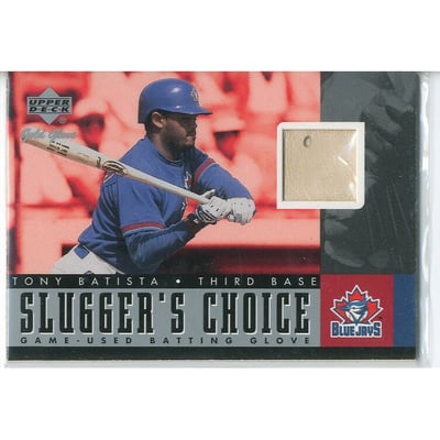 2001 Upper Deck Gold Glove Slugger's Choice #SCTB Tony Batista