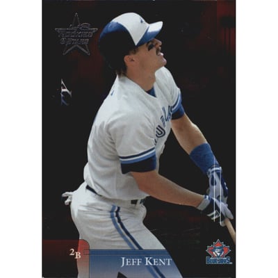 2002 Leaf Rookies and Stars Longevity #231A Jeff Kent Blue Jays SP