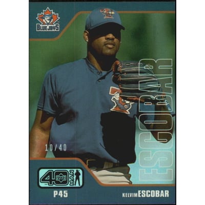 2002 Upper Deck 40-Man Electric Rainbow #66 Kelvim Escobar